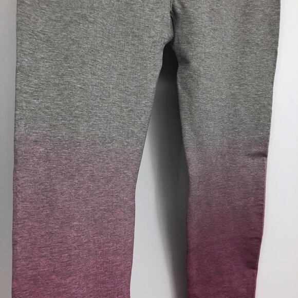 NWT GYMSHARK ADAPT  OMBRE SEAMLESS LEGGINGS in PINK/GREY MARL size small - Picture 8 of 16